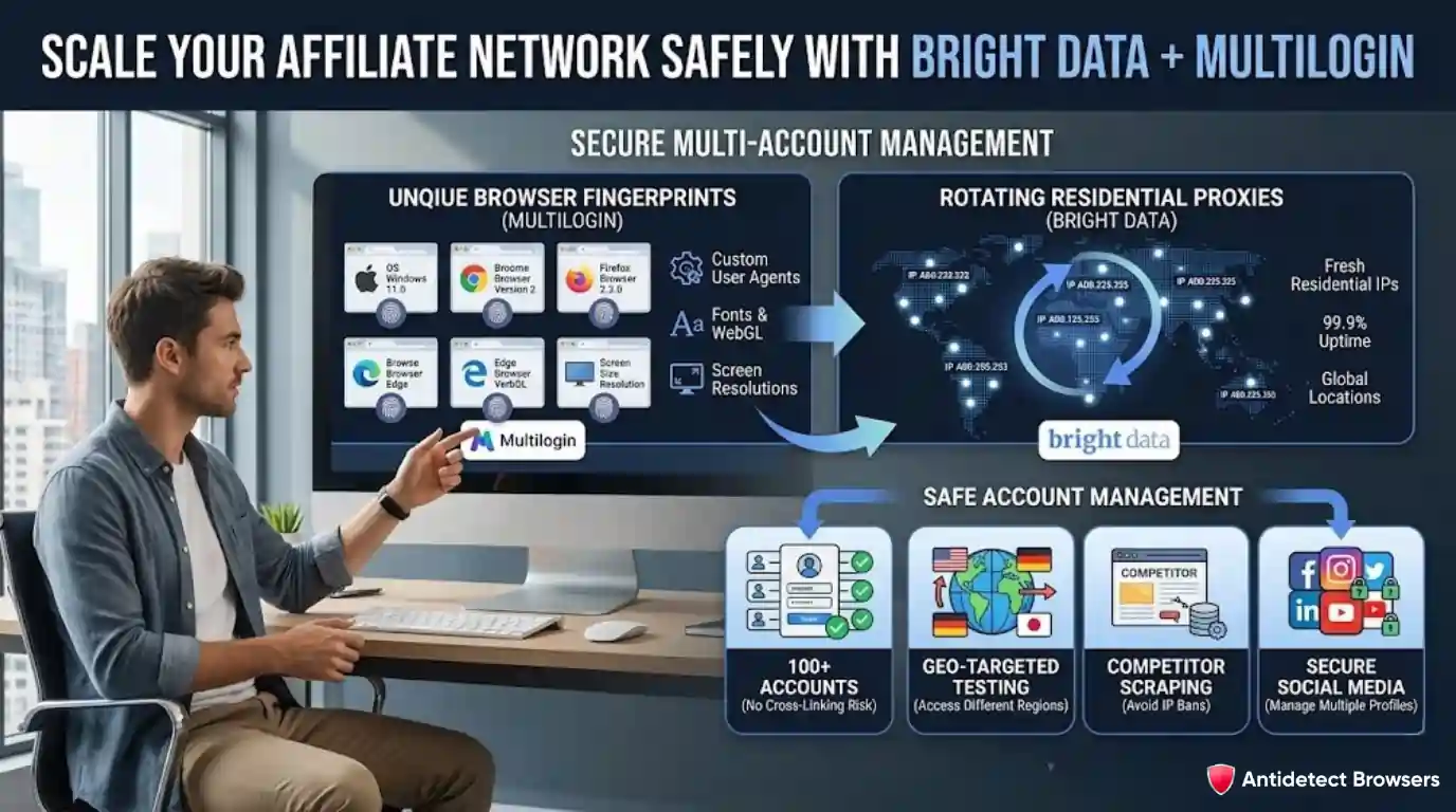 Affiliate Marketers Need Bright Data and Multilogin Together