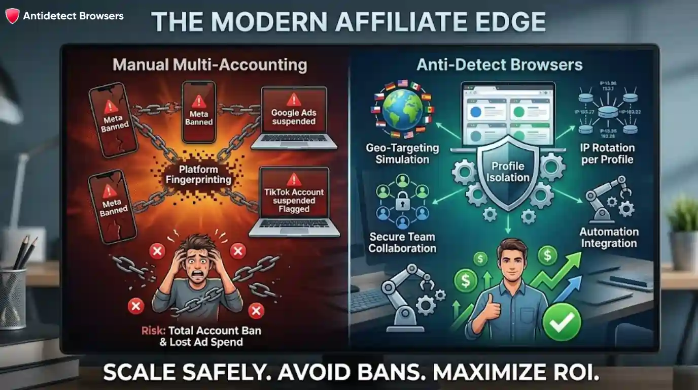 Anti-Detect Browsers Matter for Affiliate Marketers