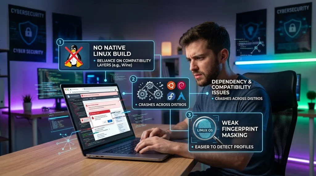 Anti-Detect Browsers Struggle on Linux