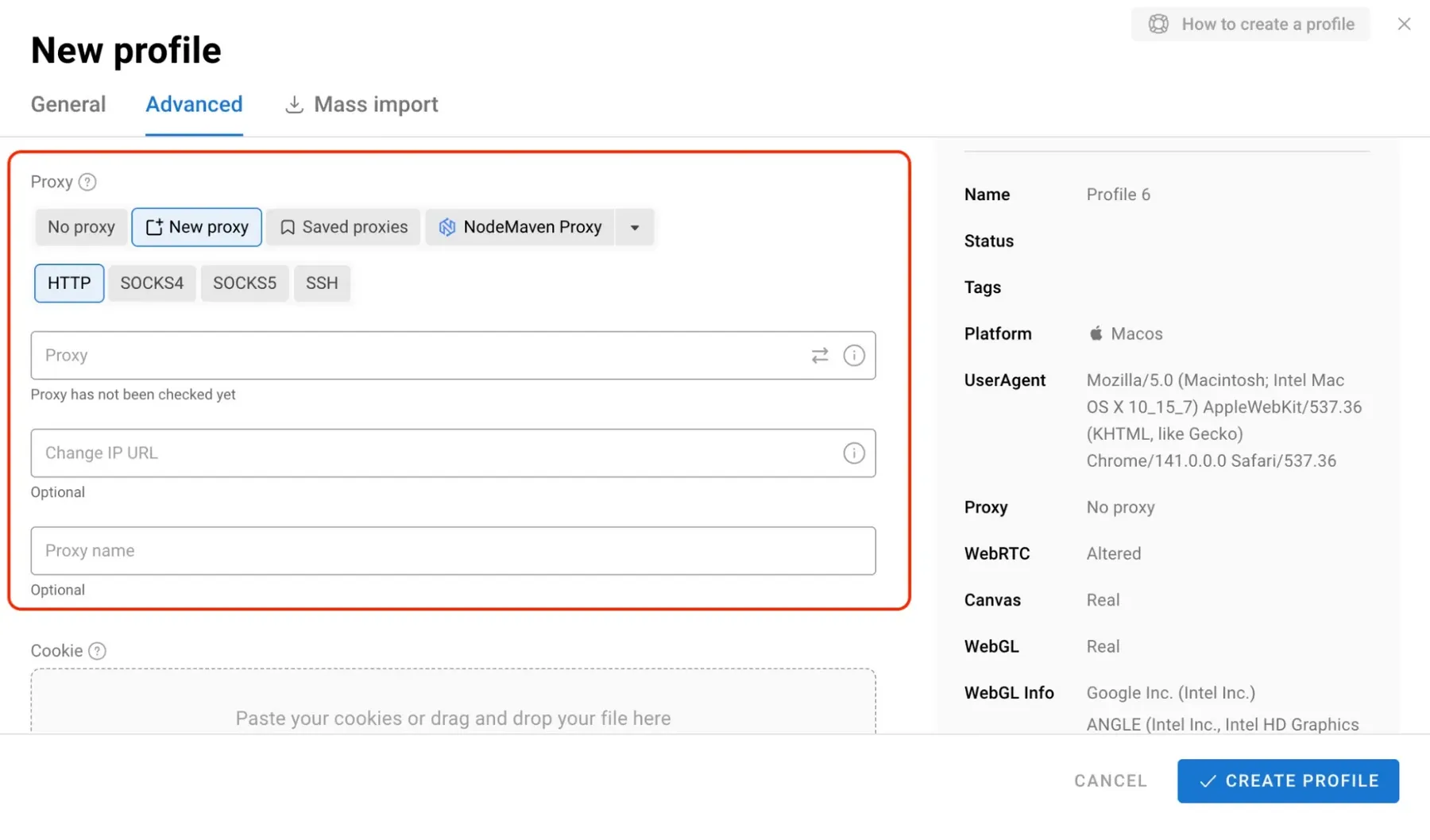 Assign a dedicated proxy IP to each profile in Multilogin