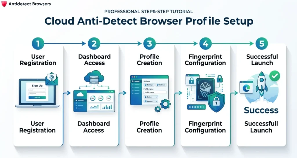 9 Best Cloud-Based Anti-Detect Browsers for 2026 Compared 16 Cloud Antidetect Setup Workflow