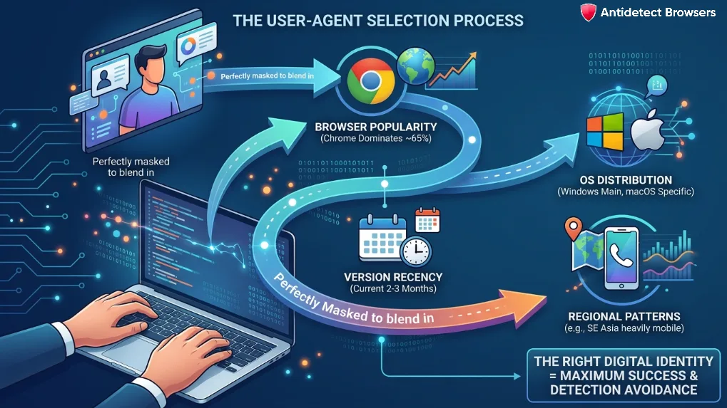 What Is a User-Agent String in Anti-Detect Browsers (2026) 4 Picking the Right User-Agent