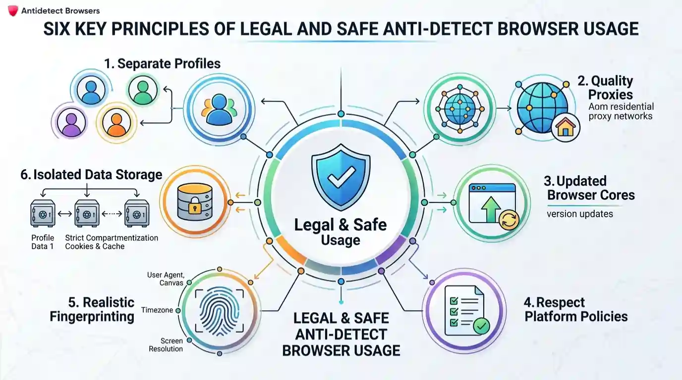 Use Anti-Detect Browsers Legally and Safely