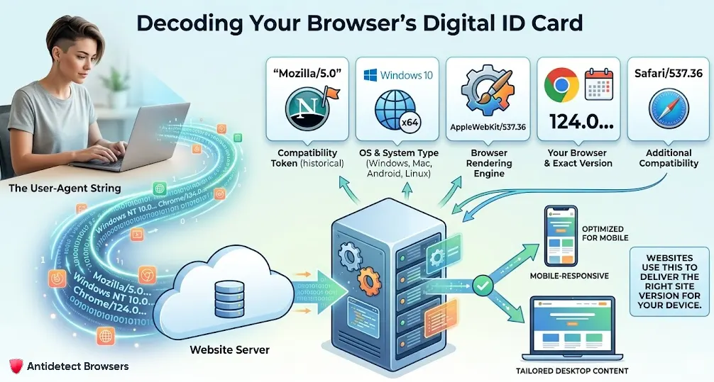 What Is a User-Agent String in Anti-Detect Browsers (2026) 2 User-Agent String