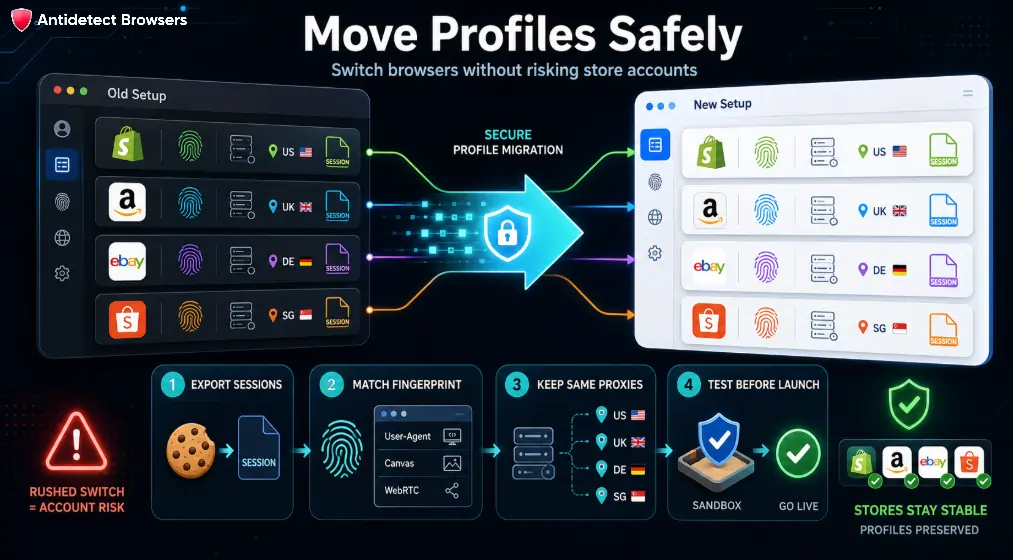 6 Best Anti-Detect Browsers for E-Commerce Sellers in 2026 12 Migrating Between Anti-Detect Browsers