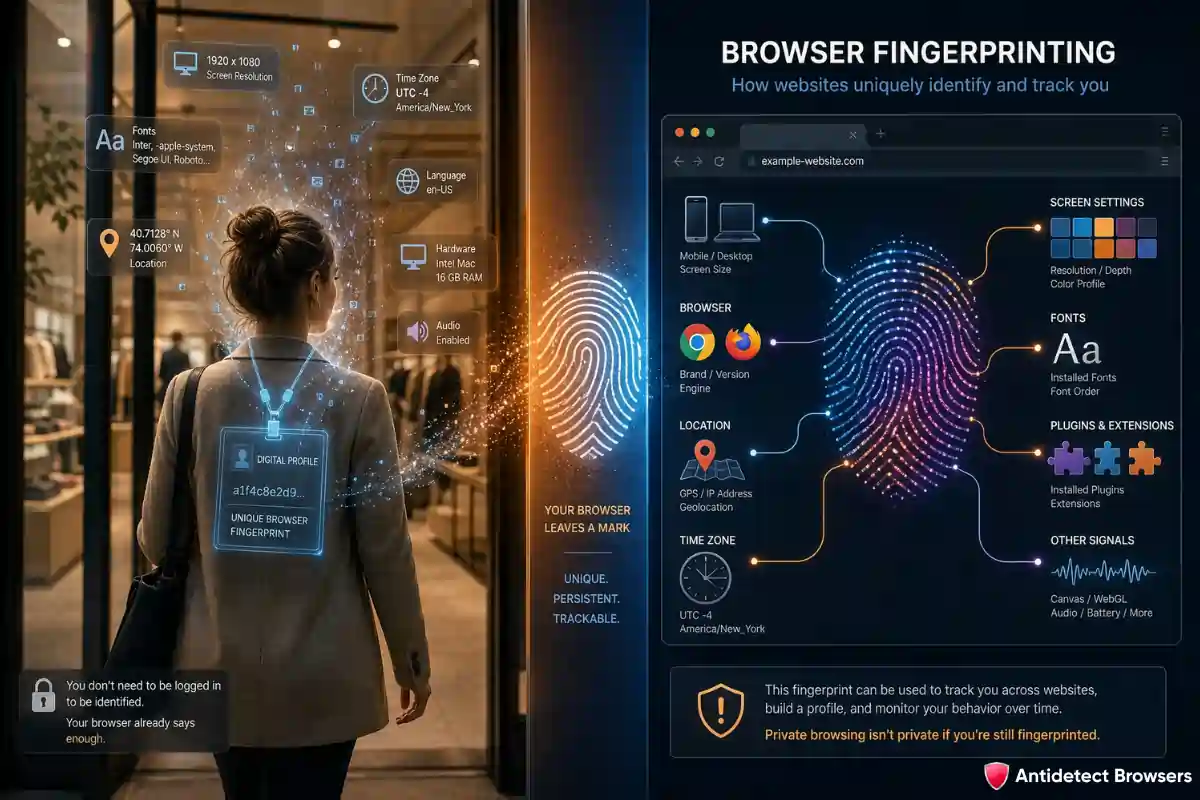 What Is Browser Fingerprinting? Tracking Signals Explained 2 Invisible browser fingerprint identifies every visitor