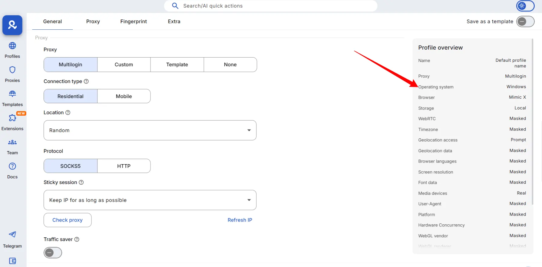 How to Manage Multiple Facebook Accounts Safely in 2026 5 Pick a clean operating system in Multilogin