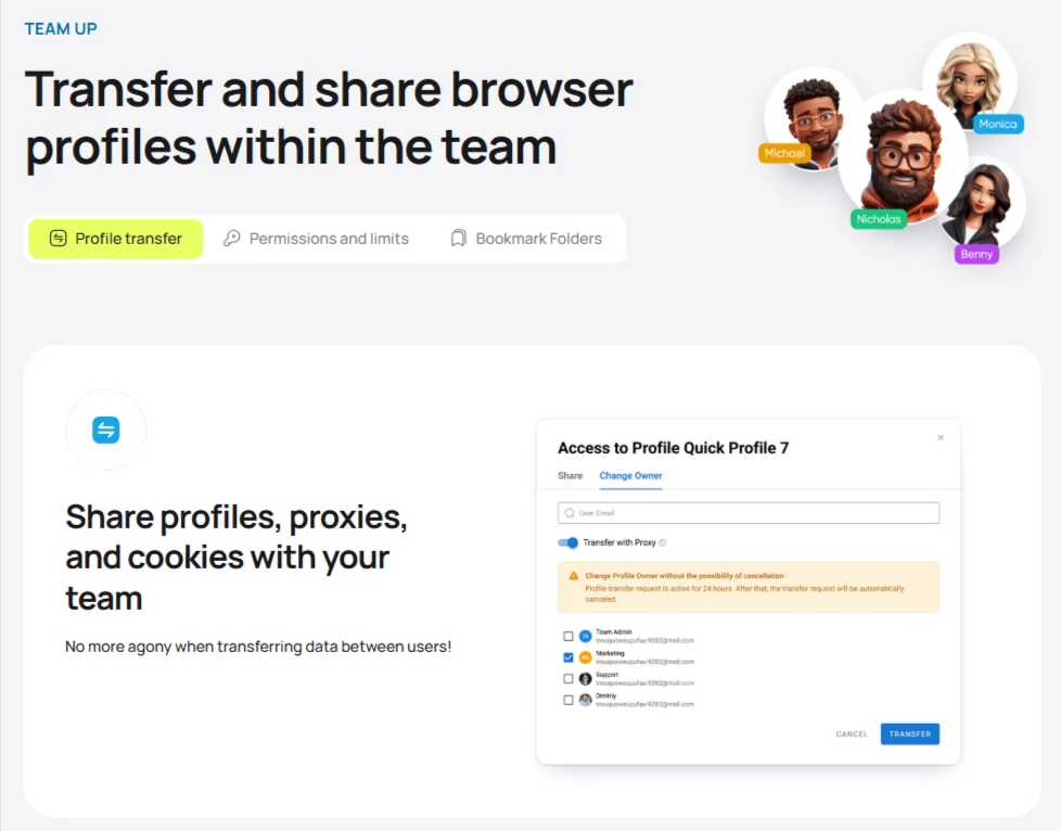 Dolphin Anty Review 2026: Features, Pricing & Honest Verdict 13 Dolphin Anty for Team Collaboration