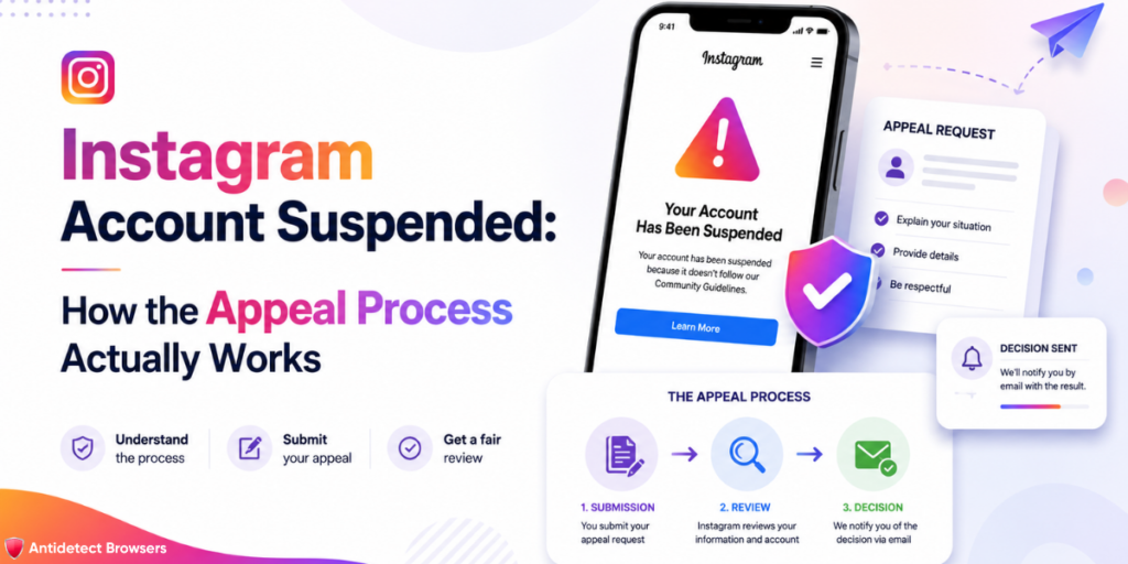 Instagram Account Suspended
