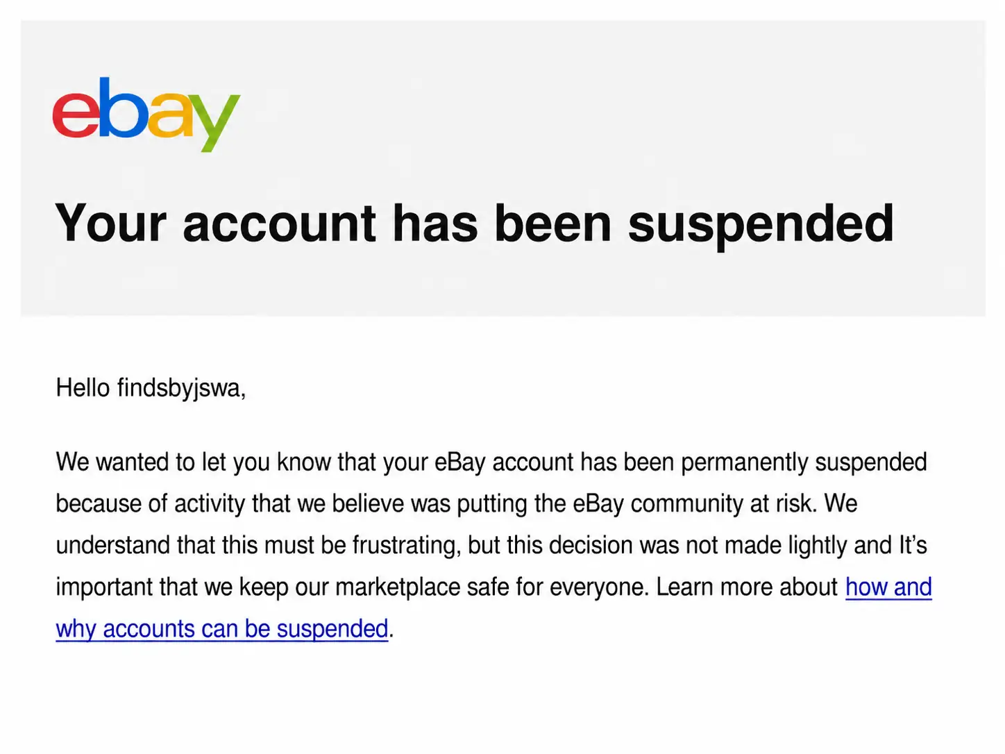 Open eBay Messages first