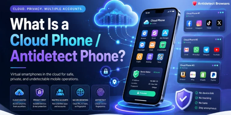 What Is a Cloud Phone Antidetect Phone