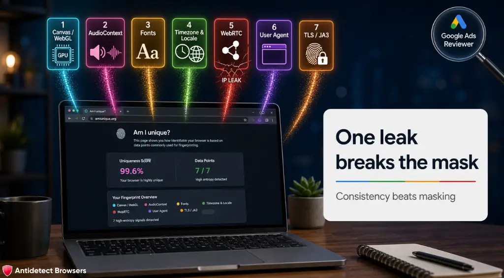 8 Best Antidetect Browsers for Google Ads We Tested in 2026 2 Google Ads browser fingerprint signals before clicks