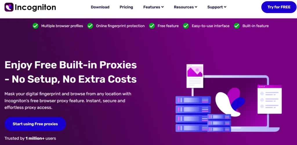 Incogniton Review 2026: I Tested It Using My Own Ad Accounts 3 Incogniton Free Built-In Proxies