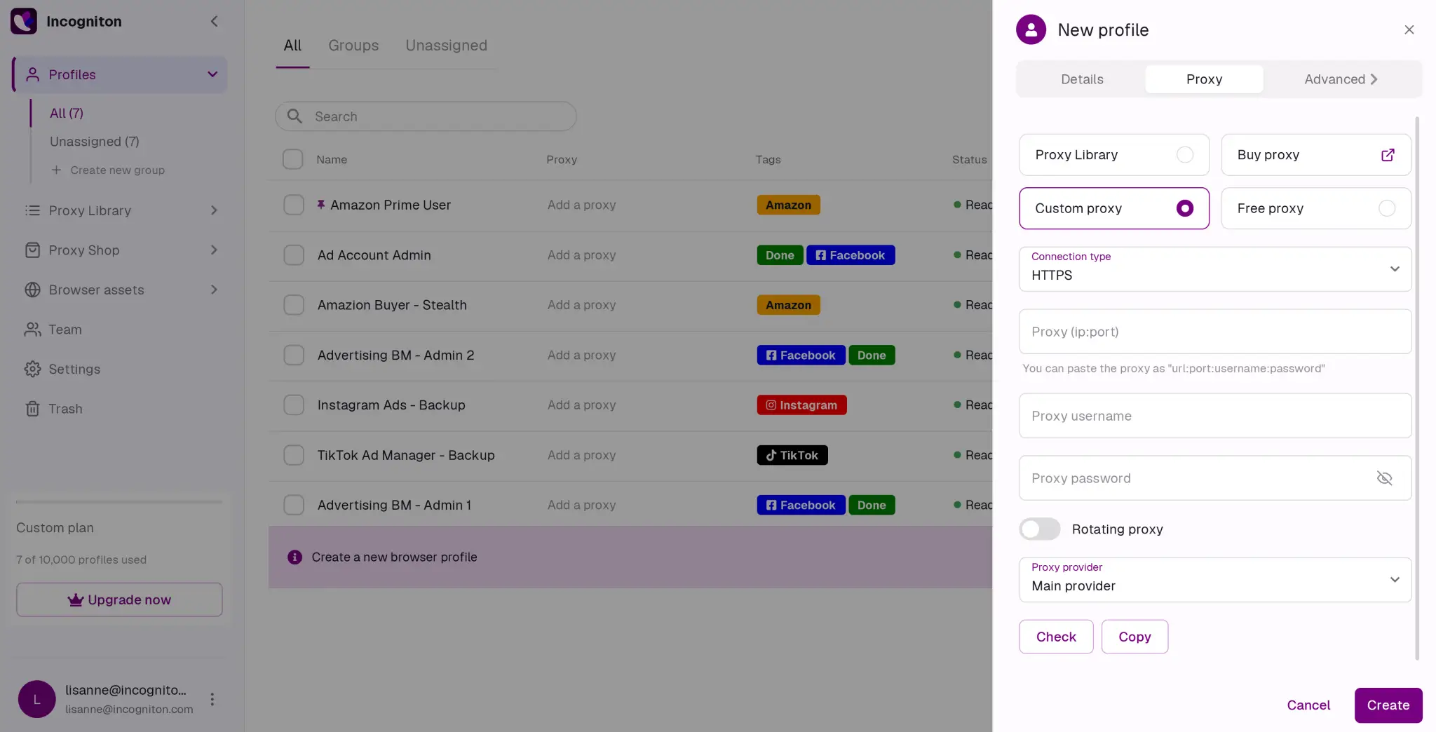 Incogniton Review 2026: I Tested It Using My Own Ad Accounts 8 Incogniton Proxy Options